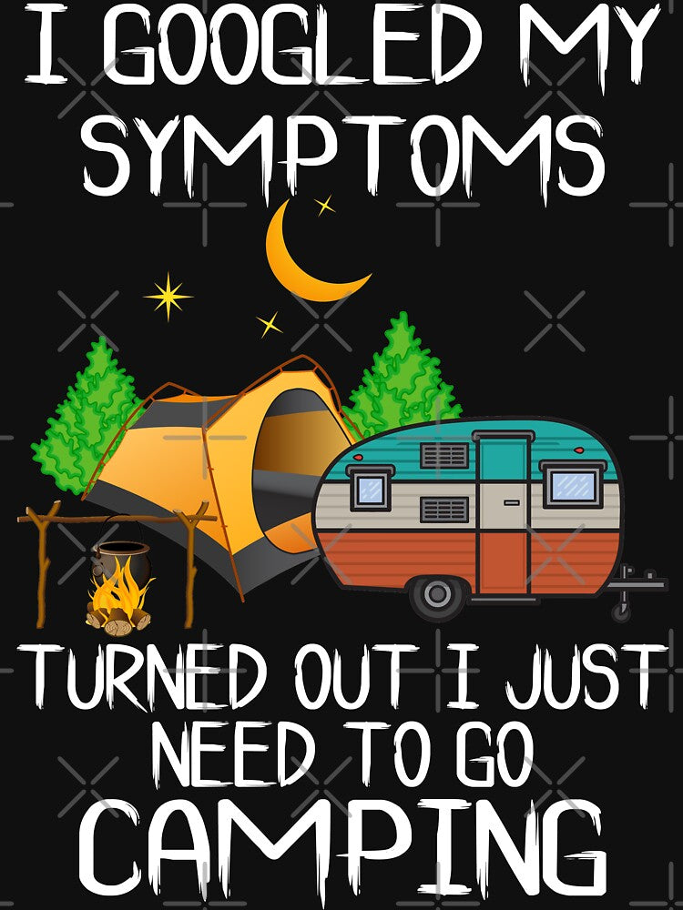 Googled My Symptoms Camping by rifmerch T-Shirts, Hoodie, Sweatshirt | BlankRebels.com (Image 3)