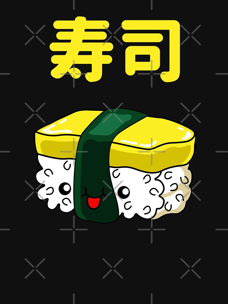 Sushi Lover - Cute Egg Nigiri - Japanese Sushi by Nossikko T-Shirts, Hoodie, Sweatshirt | BlankRebels.com (Image 3)