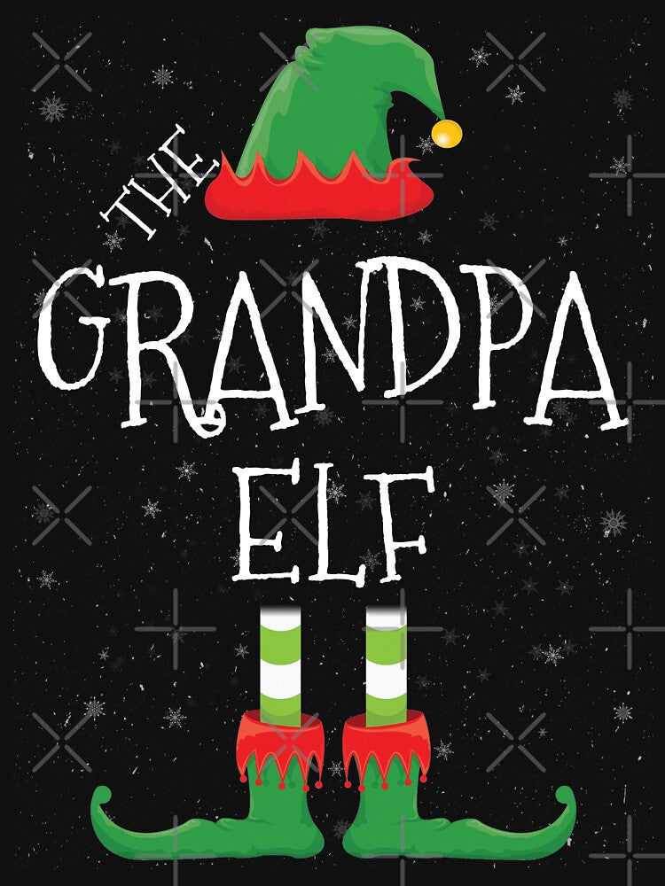 Grandpa Elf Family Matching Christmas Group Funny Gift by DavisHasari T-Shirts, Hoodie, Sweatshirt (Image 3)