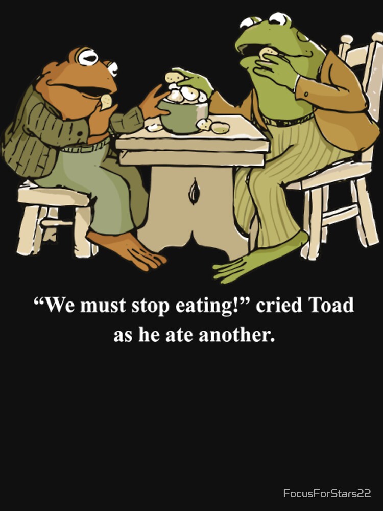 Frog And Toad We Must Stop Eating T-Shi by FocusForStars22 T-Shirts, Hoodie, Sweatshirt | BlankRebels.com (Image 3)