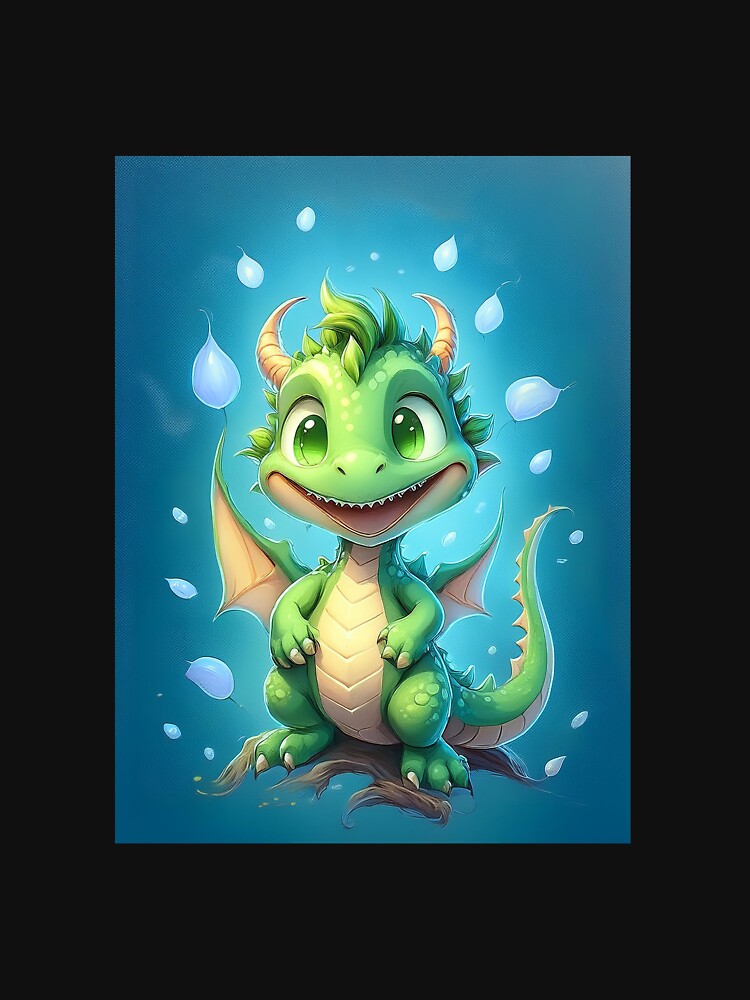 Cute little dragon. by BAR DEC T-Shirts, Hoodie, Sweatshirt | BlankRebels.com (Image 3)