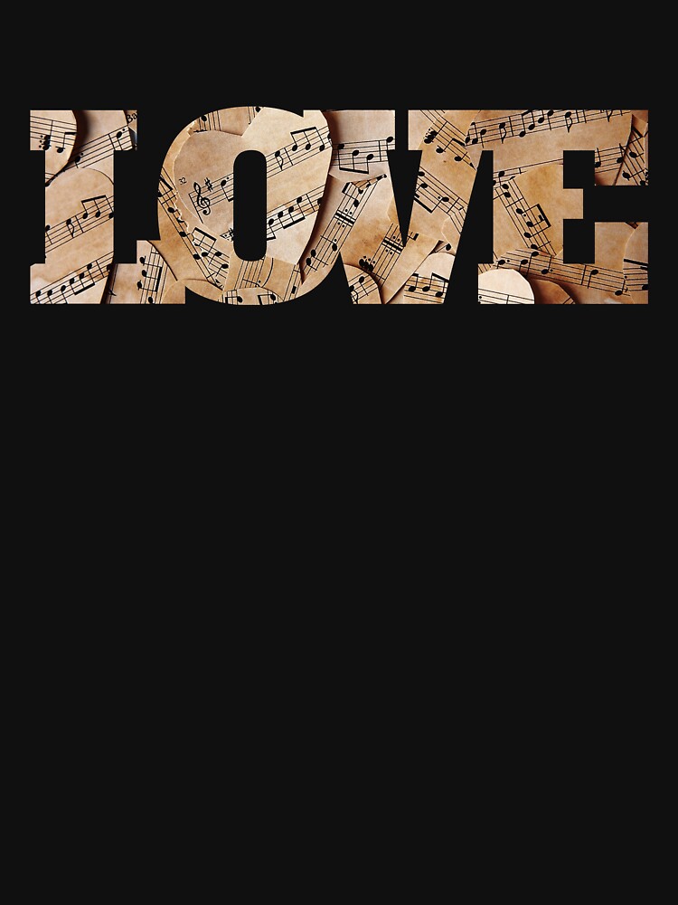 Love Music Word by OnPointWear T-Shirts, Hoodie, Sweatshirt | BlankRebels.com (Image 3)
