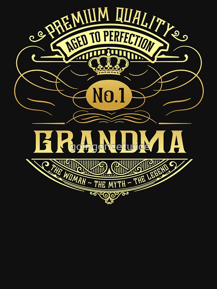 Matching Family Vintage Whiskey Label Grandma by goingoncetwice T-Shirts, Hoodie, Sweatshirt | BlankRebels.com (Image 3)