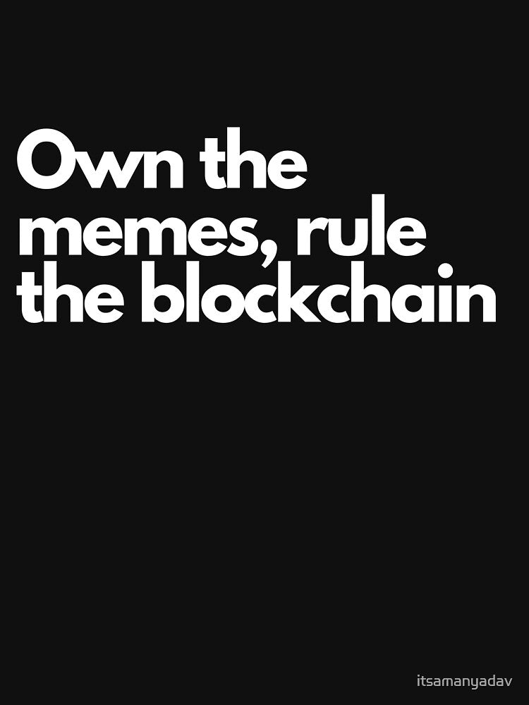 Own the memes, rule the blockchain by Memecoins Store T-Shirts, Hoodie, Sweatshirt | BlankRebels.com (Image 3)