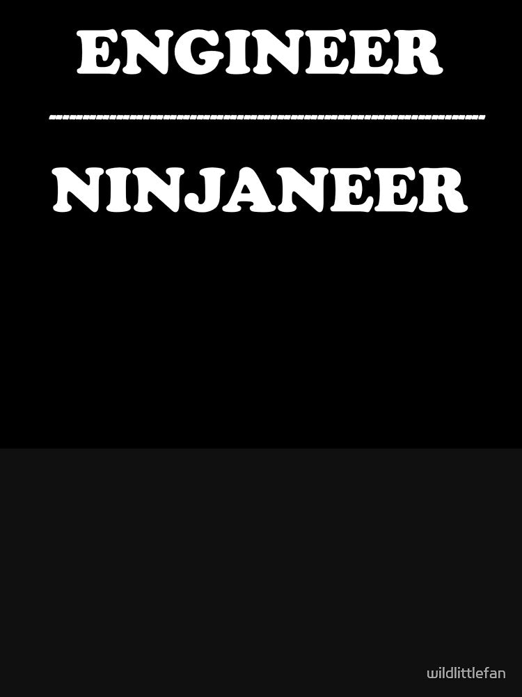 ENGINEER/NINJANEER by wildlittlefan T-Shirts, Hoodie, Sweatshirt | BlankRebels.com (Image 3)