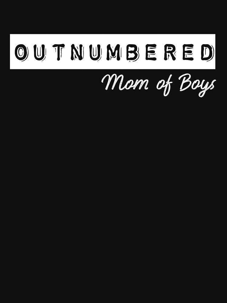 Mom of Boys - Outnumbered by SpoonKirk T-Shirts, Hoodie, Sweatshirt | BlankRebels.com (Image 2)