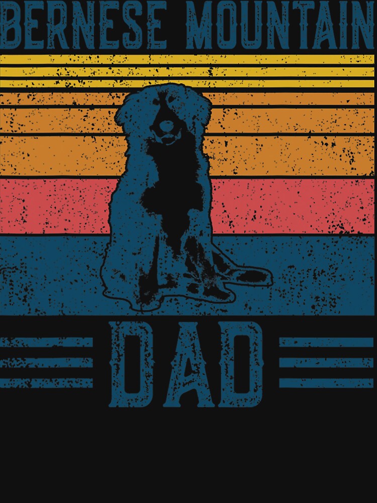 Dog Berner Dad - Vintage Bernese Mountain Dad by huetwis T-Shirts, Hoodie, Sweatshirt | BlankRebels.com (Image 3)