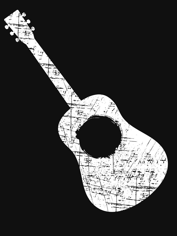Acustic Guitar Grunge Dark Style Design for Guitars Lovers by StanPera T-Shirts, Hoodie, Sweatshirt (Image 3)
