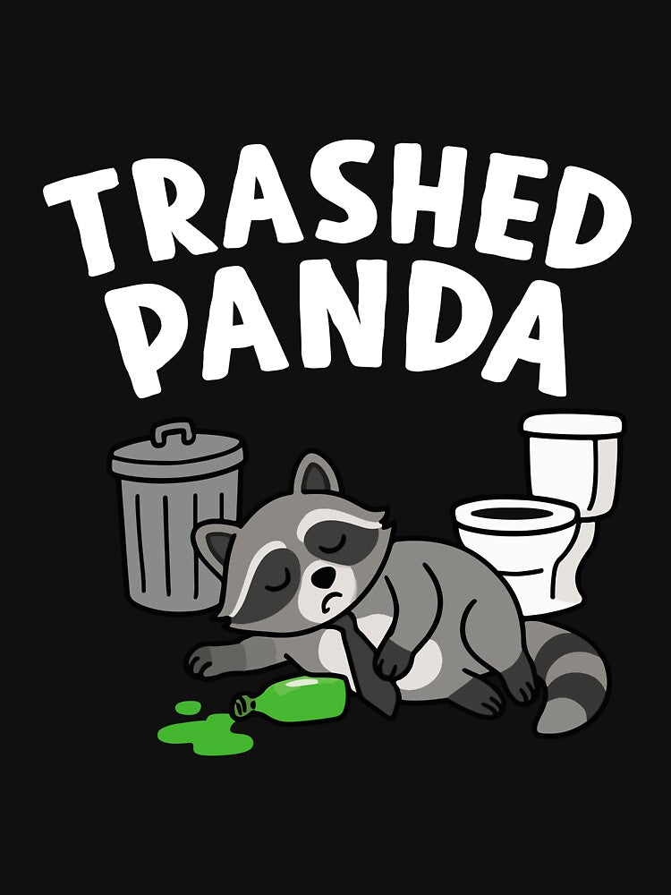 Trashed Panda by khallidaart T-Shirts, Hoodie, Sweatshirt | BlankRebels.com (Image 3)