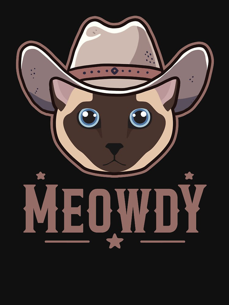 Tonkinese Cat Meowdy by Clara Hollins T-Shirts, Hoodie, Sweatshirt | BlankRebels.com (Image 3)