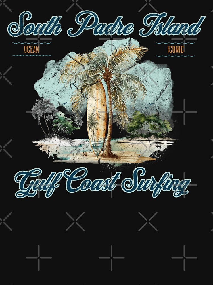 Vintage South Padre Island Gulf Coast Surfing T-Shirts, Hoodie, Sweatshirt