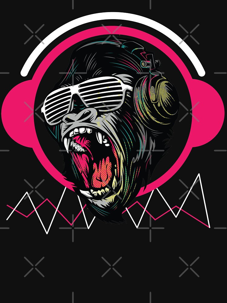 DJ monkey, Party Specialist by coffeeapparel T-Shirts, Hoodie, Sweatshirt | BlankRebels.com (Image 3)