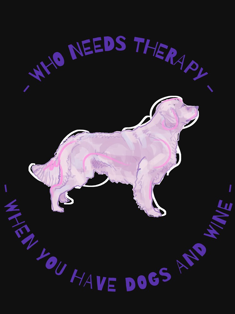 Who Needs Therapy? by designsbykrem T-Shirts, Hoodie, Sweatshirt | BlankRebels.com (Image 3)