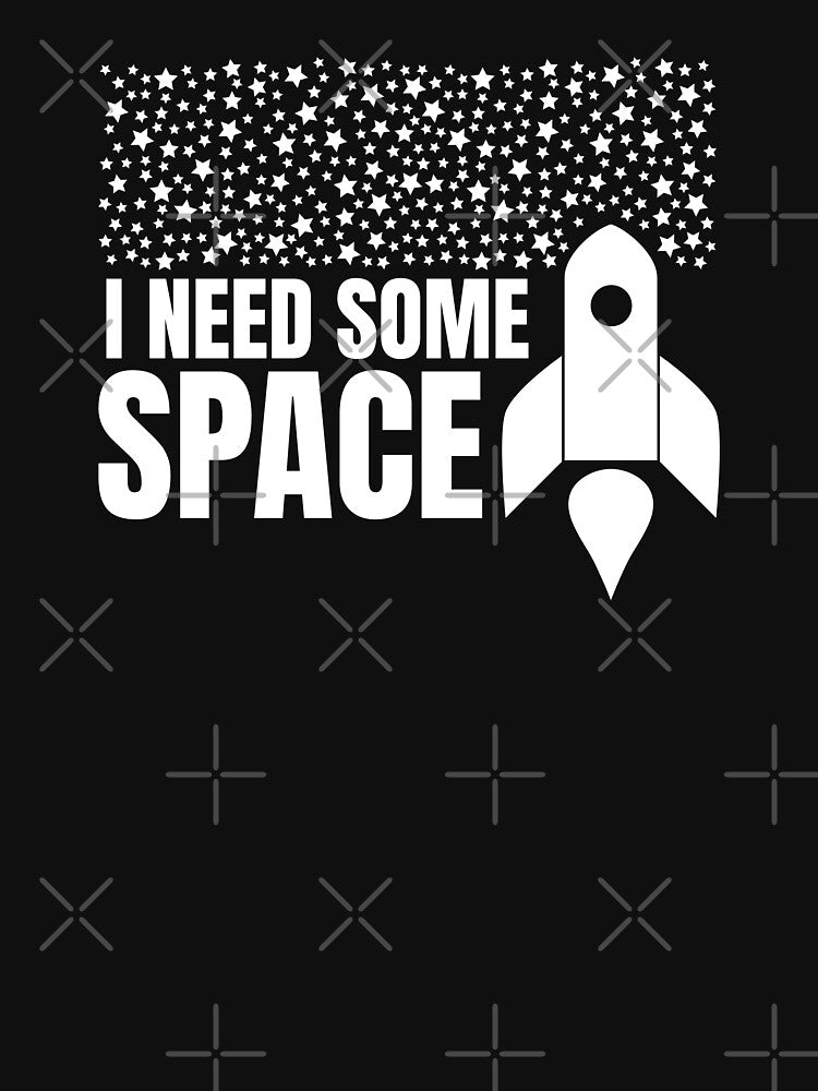 I need some space (WHITE DESIGN) by EleannaInSpace T-Shirts, Hoodie, Sweatshirt | BlankRebels.com (Image 3)