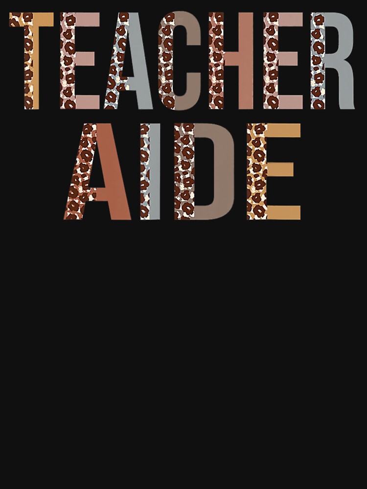 Leopard Teacher Aide Supplies Back To School by VictoriaCastro T-Shirts, Hoodie, Sweatshirt | BlankRebels.com (Image 3)