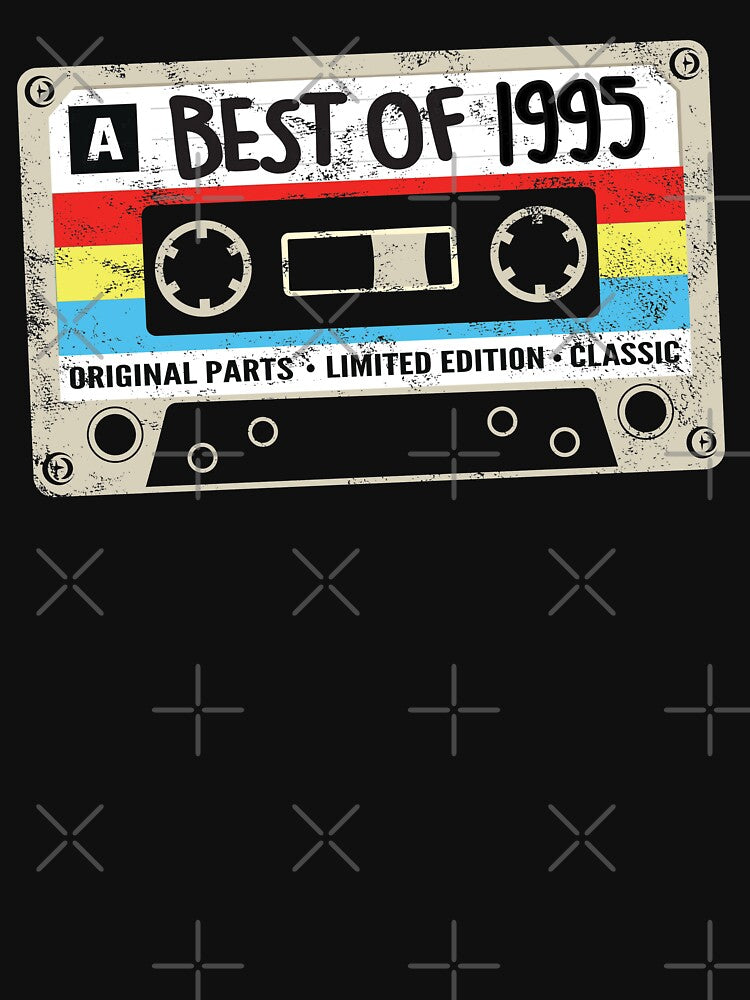 1995 25 Years Old Vintage Mixtape Birthday by rafaeltto T-Shirts, Hoodie, Sweatshirt | BlankRebels.com (Image 3)