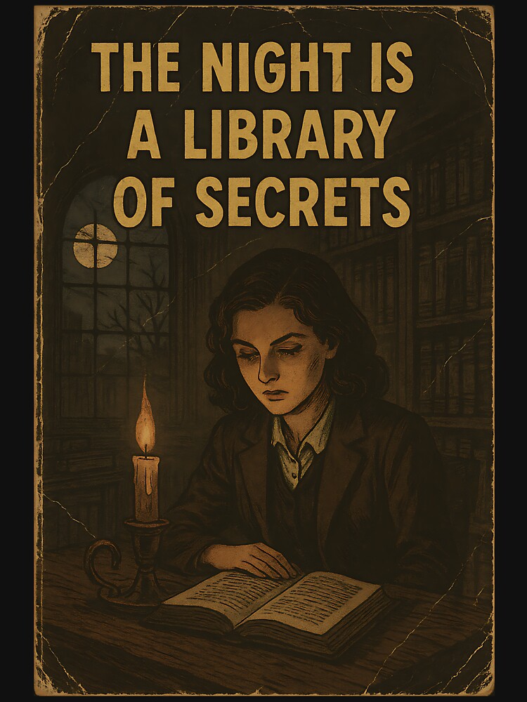 Dark Academia Aesthetic: Library of Secrets by bapupa T-Shirts, Hoodie, Sweatshirt | BlankRebels.com (Image 3)