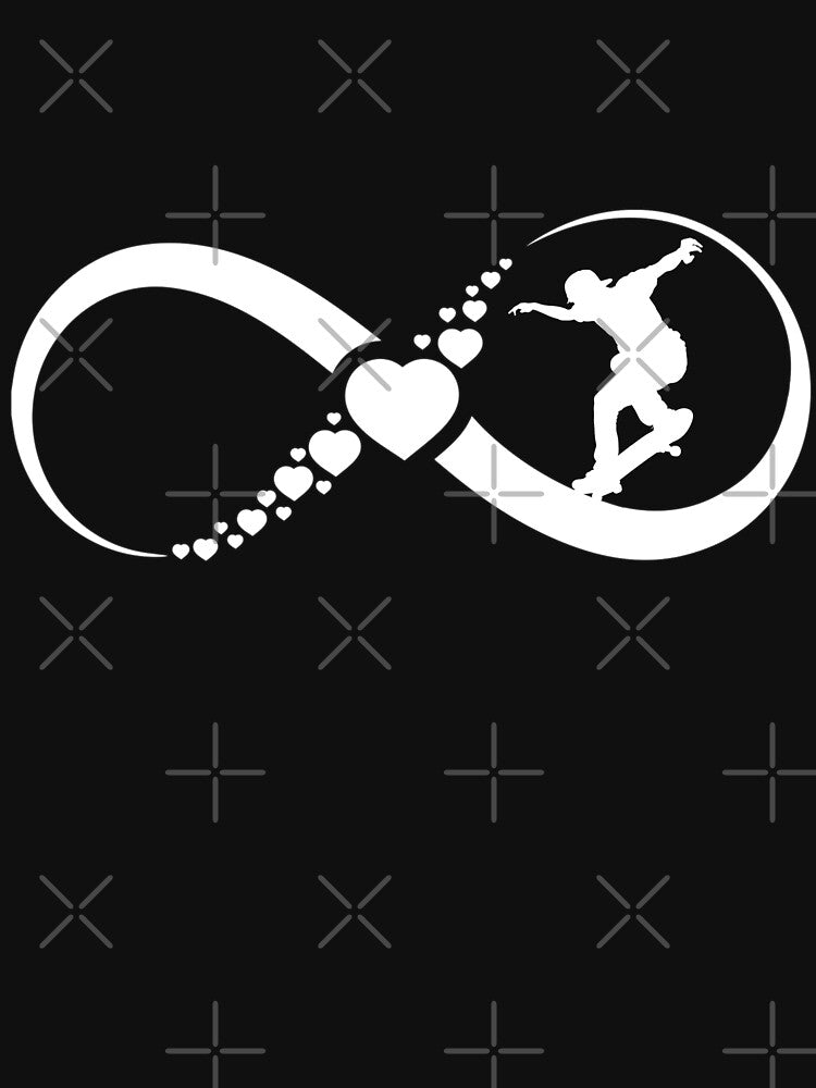 Skateboarding Infinity by skylove94 T-Shirts, Hoodie, Sweatshirt | BlankRebels.com (Image 3)