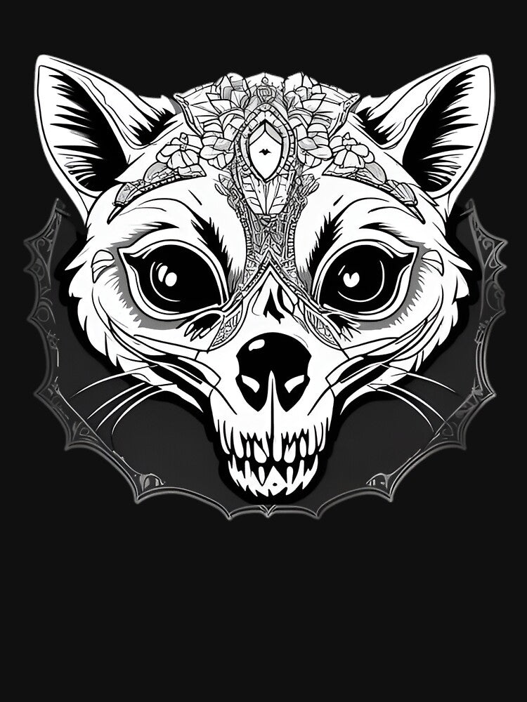Gothic Raccoon Skull by Mr-Feniks-55 T-Shirts, Hoodie, Sweatshirt | BlankRebels.com (Image 3)