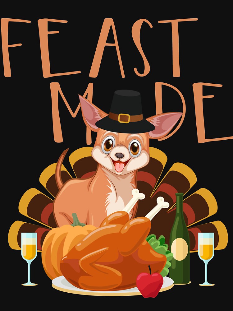 Feast Mode With Tini Dog by matt12991 T-Shirts, Hoodie, Sweatshirt | BlankRebels.com (Image 3)