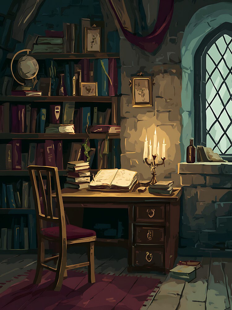 Moody Dark Academia Study by bapupa T-Shirts, Hoodie, Sweatshirt | BlankRebels.com (Image 3)
