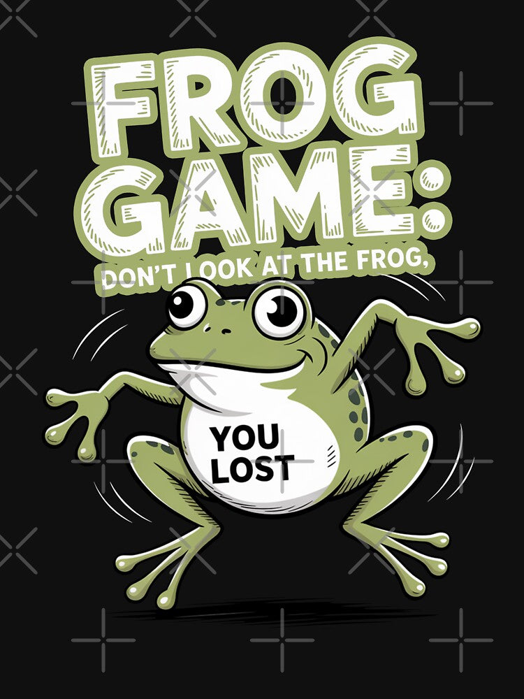 Frog Game – Don’t Look at the Frog Meme by MonkiFlipp T-Shirts, Hoodie, Sweatshirt | BlankRebels.com (Image 3)