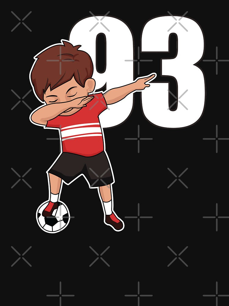 Awesome Soccer Player Number 93 Soccer Athlete Athletic Sports Team by VollLaser