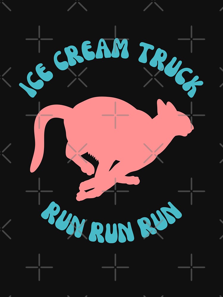 Cat Running To Icecream by Wehavefun T-Shirts, Hoodie, Sweatshirt | BlankRebels.com (Image 3)