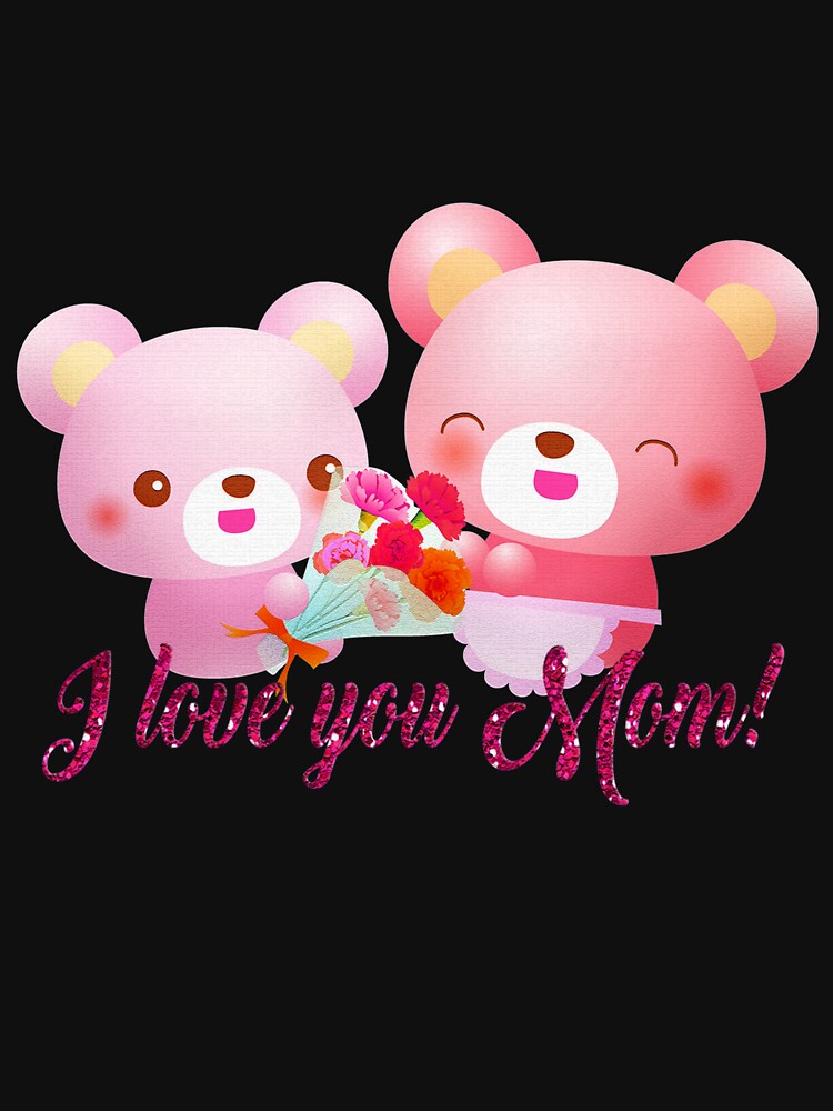 I love you mom by Jooodesign T-Shirts, Hoodie, Sweatshirt | BlankRebels.com (Image 3)