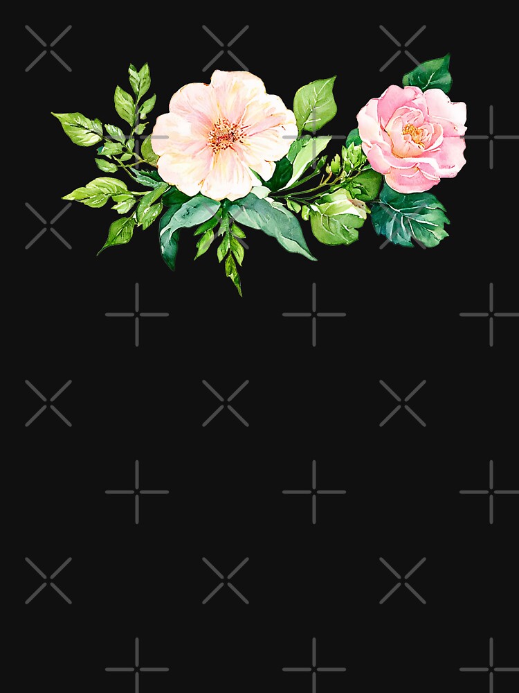 Watercolor Botanical Flowers by SeamPix T-Shirts, Hoodie, Sweatshirt | BlankRebels.com (Image 3)