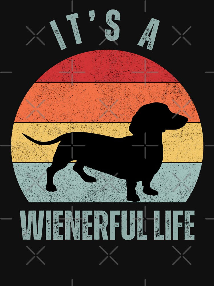 Dachshund Retro Sunset Vintage Dog Lover Cute Pet Gift Doggy Dog is My Best Friend by darunwan T-Shirts,... (Image 3)