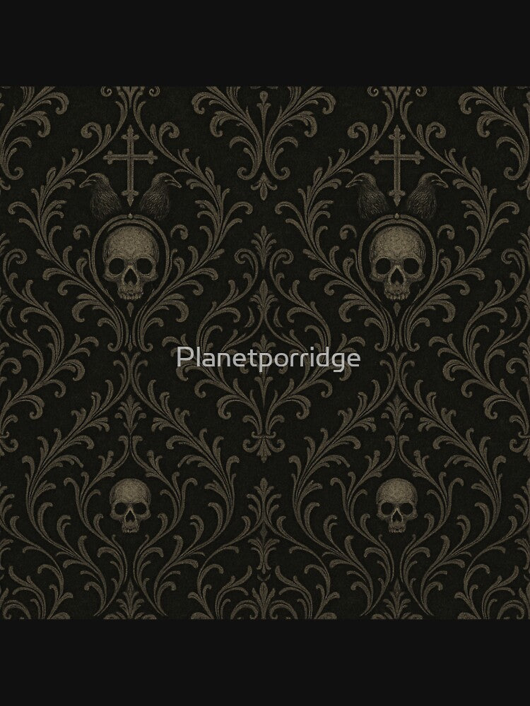 Gothic Skull Art by Planetporridge T-Shirts, Hoodie, Sweatshirt | BlankRebels.com (Image 3)