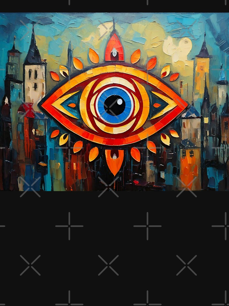 Evil Eye Painting by ArtFactoryAI T-Shirts, Hoodie, Sweatshirt | BlankRebels.com (Image 3)