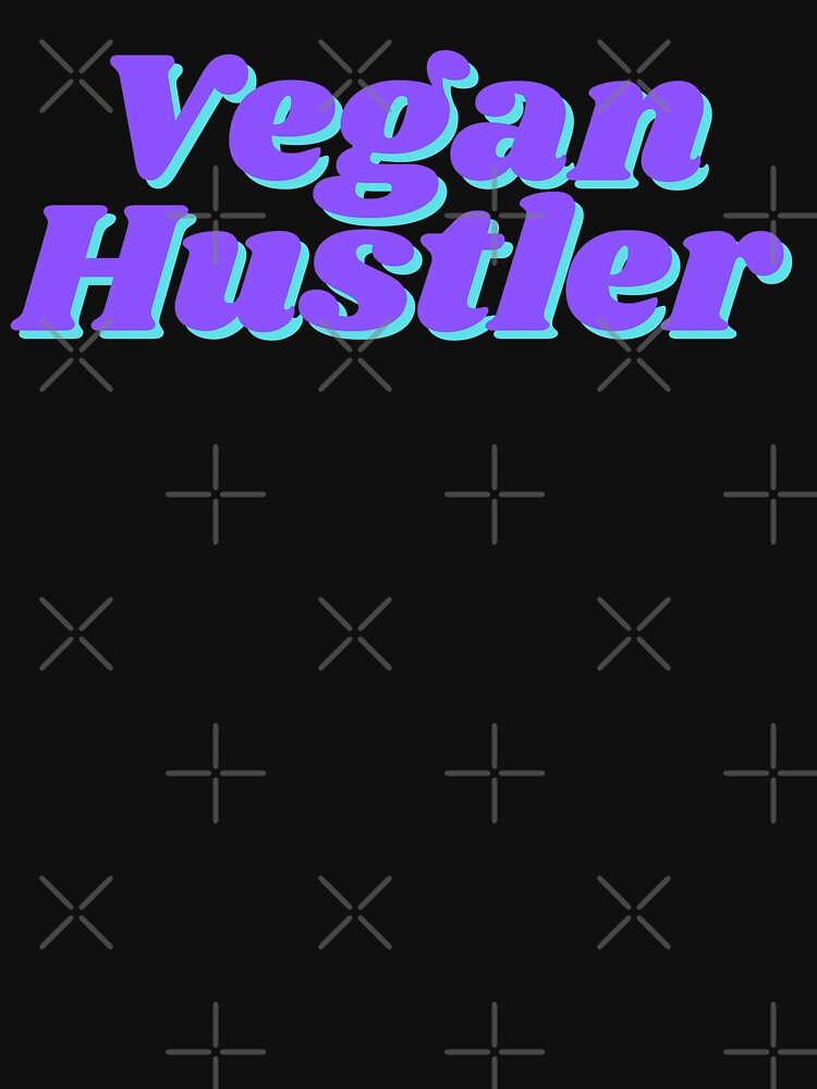 Vegan Hustler Retro Purple Edition by Vegginitup T-Shirts, Hoodie, Sweatshirt | BlankRebels.com (Image 3)