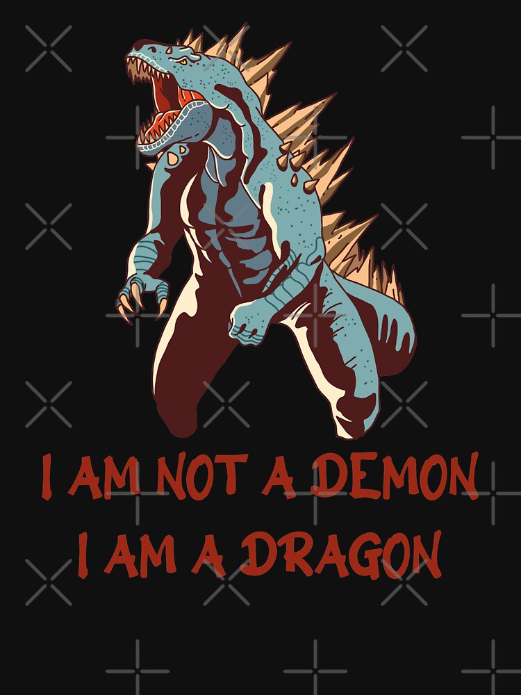 I am not a demon I am a dragon. cool reptiles, Bearded Dragon Owner gifts by DANT-shirts Hoodie, Sweatshirt (Image 3)