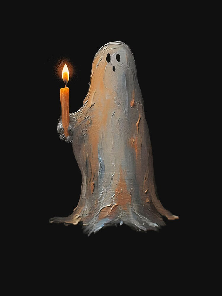 Halloween Ghost Holding Candle Spooky by taaddison50 T-Shirts, Hoodie, Sweatshirt | BlankRebels.com (Image 3)