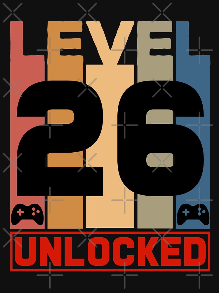 Level 26 Unlocked - Born in 1995 Gaming - 26th Birthday Anniversary Video Game Fathers Day Christmas... (Image 3)