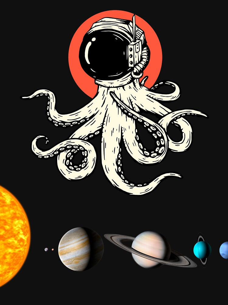 THE ASTRONAUT OCTOPUS by MJ96-PRO T-Shirts, Hoodie, Sweatshirt | BlankRebels.com (Image 3)