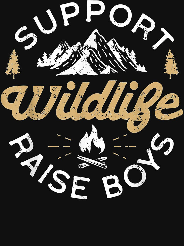 Support Wildlife Raise Boys - Parent, Mom & Dad Gift by MariArtistry T-Shirts, Hoodie, Sweatshirt | BlankRebels.com (Image 3)