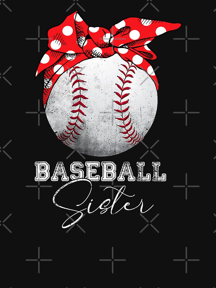 Baseball Sister Vintage Messy Bun Funny Mothers Day by MichelSorour T-Shirts, Hoodie, Sweatshirt | BlankRebels.com (Image 3)