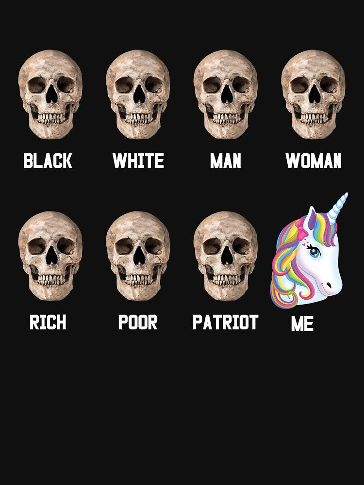 Skull Halloween Funny Unicorn Skull Halloween Costume by Bemumd-art T-Shirts, Hoodie, Sweatshirt | BlankRebels.com (Image 3)