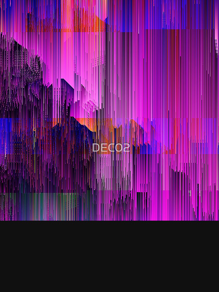 Cyberpunk Futuristic Bold Edgy Colorful Glitch Abstract T-Shirts, Hoodie, Sweatshirt