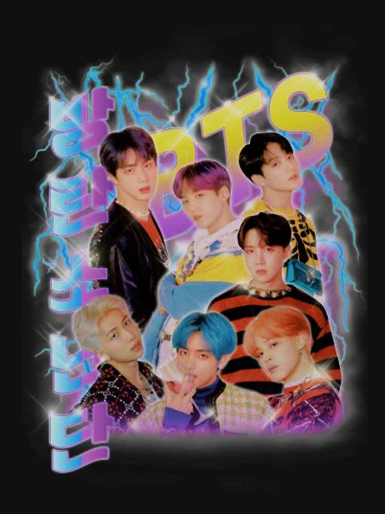 BTS - RETRO 90S by YoungTo T-Shirts, Hoodie, Sweatshirt | BlankRebels.com (Image 3)