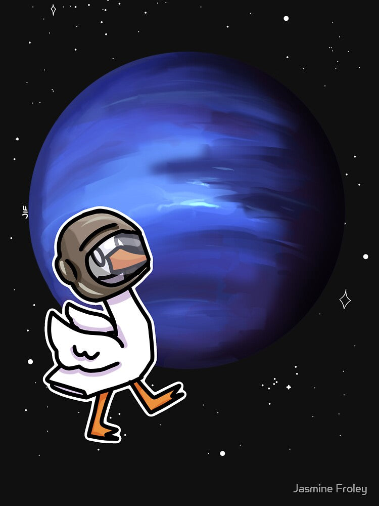 #046 Goose in Space by Jasmine Froley T-Shirts, Hoodie, Sweatshirt | BlankRebels.com (Image 3)
