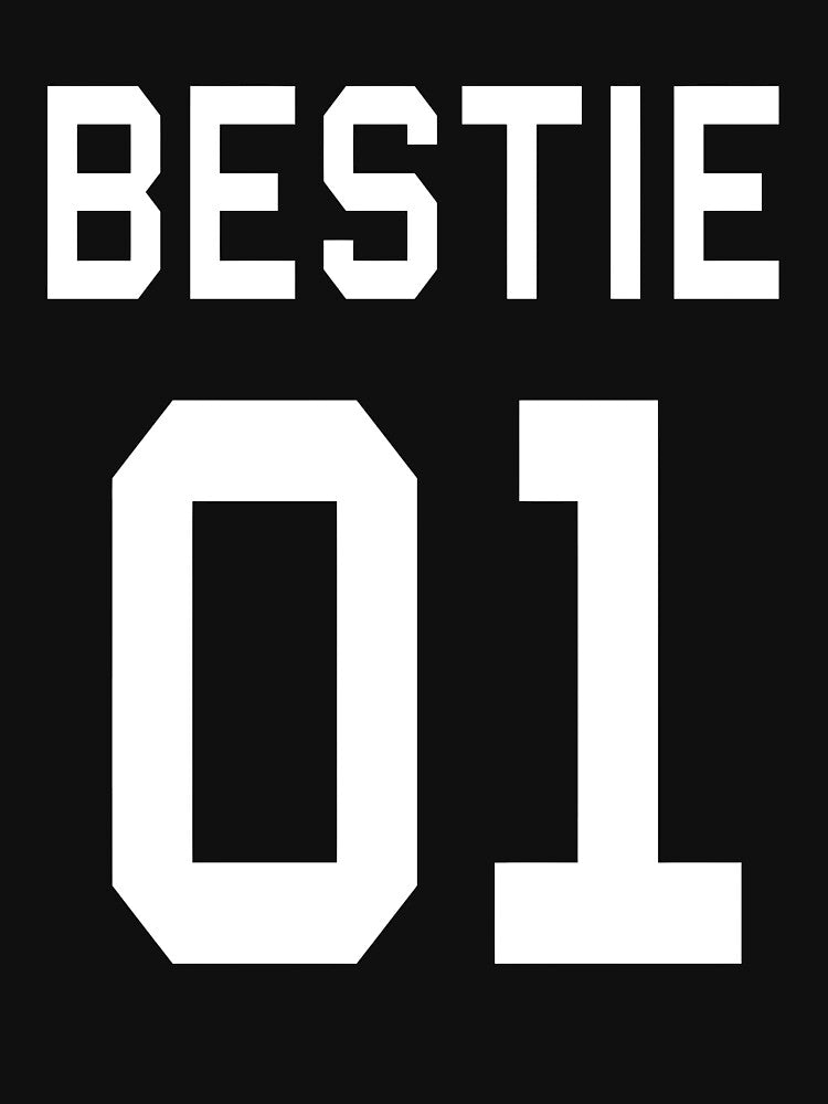 Gift for Best Friend Female, Bestie 01 Bestie 02 Matching by WollLDshop T-Shirts, Hoodie, Sweatshirt (Image 3)
