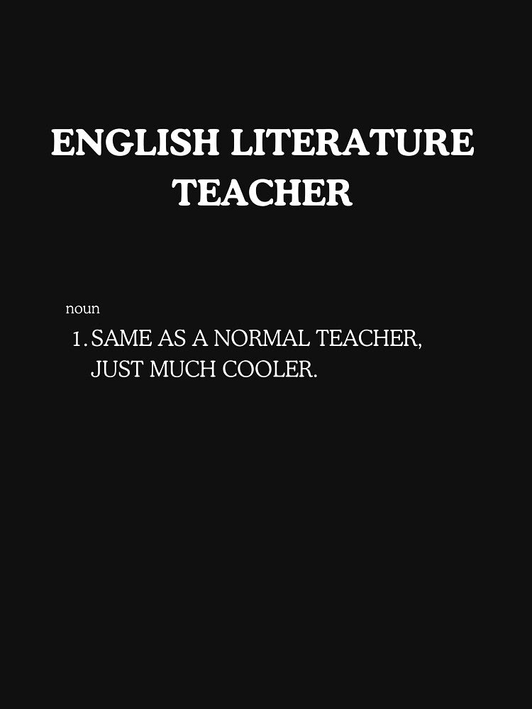 "Cool English Literature Teacher" Tee Shirt by work-at-tire Hoodie, Sweatshirt | BlankRebels.com (Image 3)