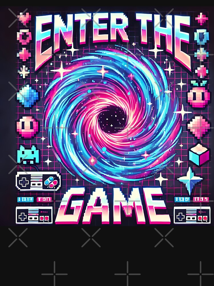 Enter the Game - Pixel Portal Adventure by Psychacharm T-Shirts, Hoodie, Sweatshirt | BlankRebels.com (Image 3)