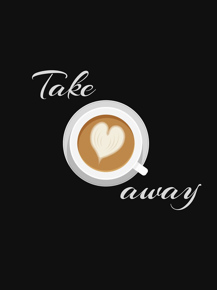 Takeaway – Funny Coffee Delivery Typography Design by Giota29 T-Shirts, Hoodie, Sweatshirt | BlankRebels.com (Image 3)
