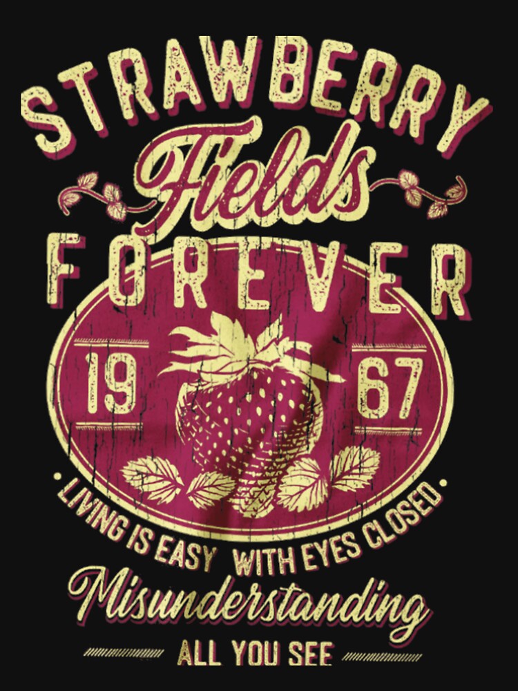 Beatles Shirt Women, Strawberry Fields Forever ., Beatles ., Beatles Tshirt, Lennon Shir by buresdjmonot... (Image 3)