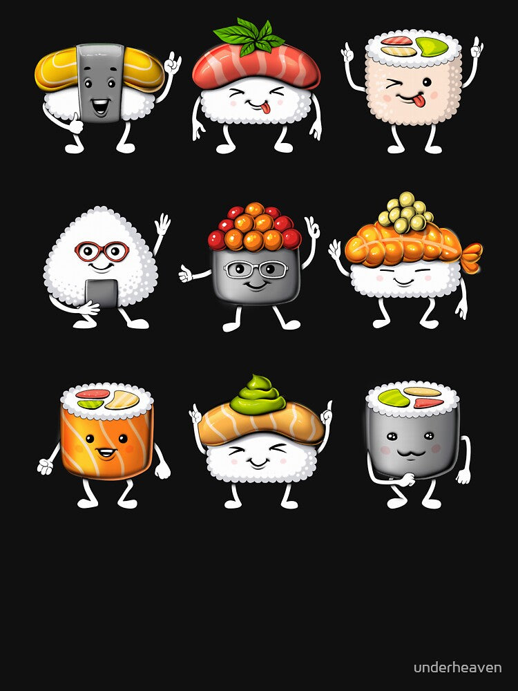 Funny Sushi by underheaven T-Shirts, Hoodie, Sweatshirt | BlankRebels.com (Image 3)